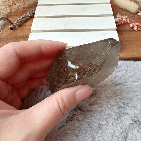 Gorgeous Rutilated Quartz Free Form - Picture 6 of 7